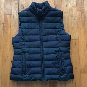 2/$10. Plaid puffer vest from the LOFT